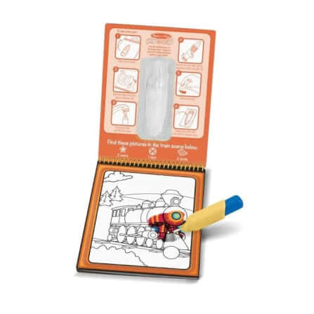 สมุดระบายสีด้วยน้ำรียูสซาเบิล รุ่นตัวอักษร Melissa & Doug [ระบายน้ำ+รียูส] รุ่น 5389_6